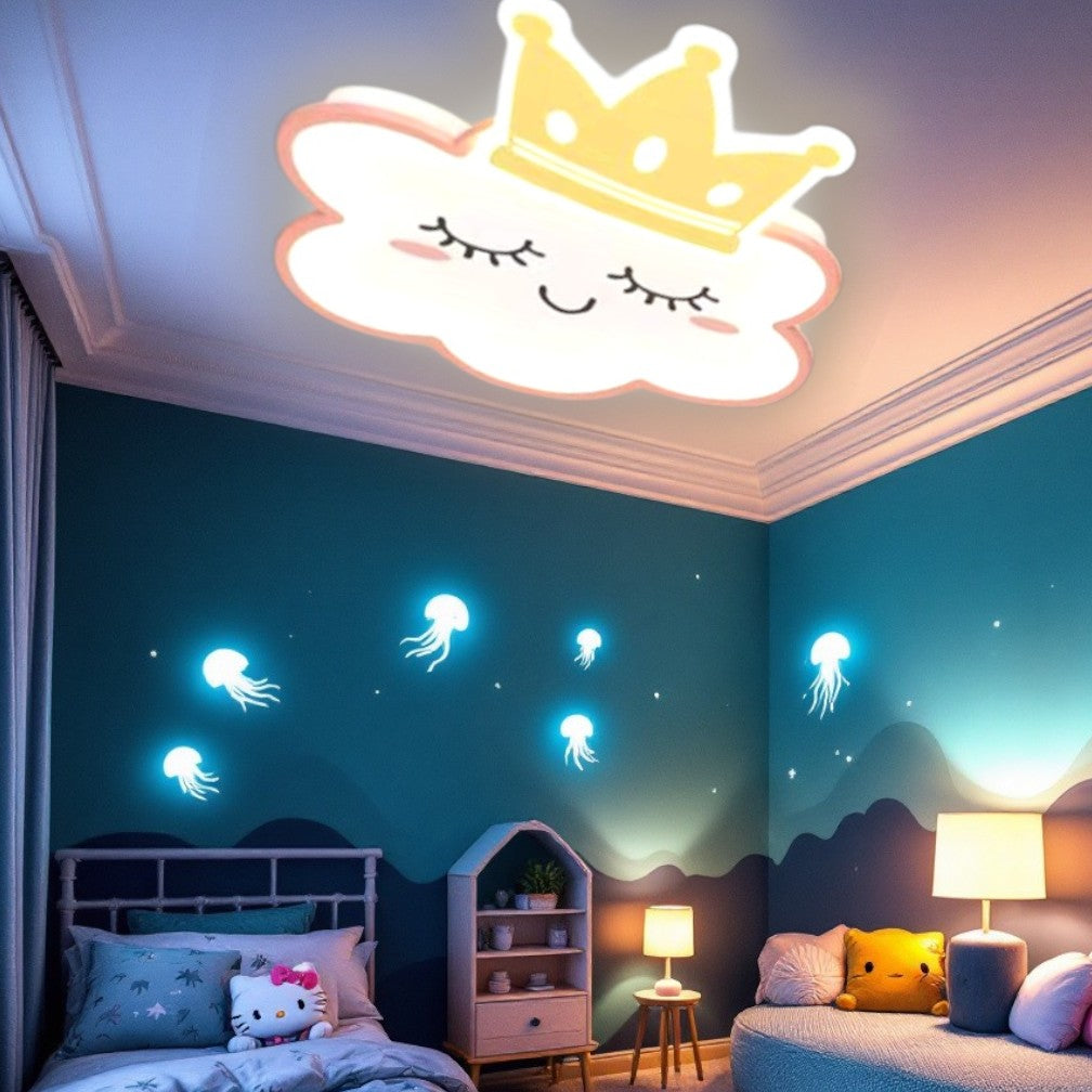 LED осветително тяло 120W Happy Cloud с дистанционно, еквивалент 500W
