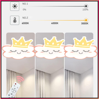 LED осветително тяло 120W Happy Cloud с дистанционно, еквивалент 500W
