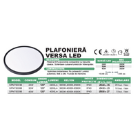 Plafoniera LED Baie 40W 50cm IP40 3 Lumini Echivalent 320W 3 FUNCTII / 40W led ceiling light