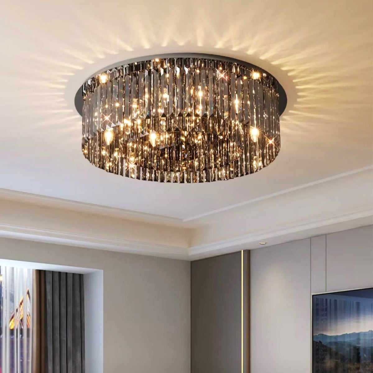 Dark Luxury със запалени светлини, общ изглед