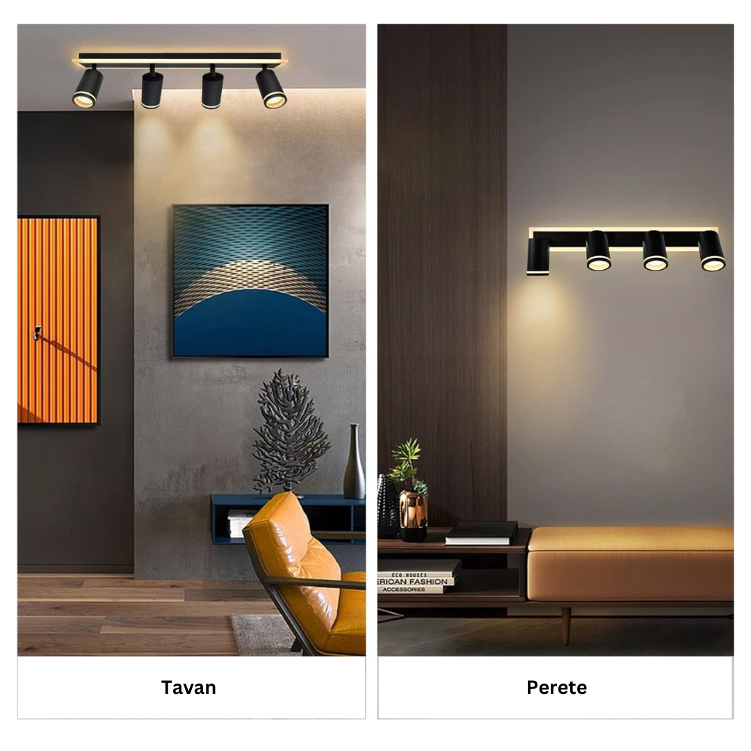 LED осветително тяло с шпотове 82W NOIR GLOW еквивалент 400W