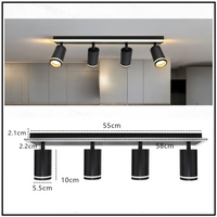 LED осветително тяло с шпотове 82W NOIR GLOW еквивалент 400W