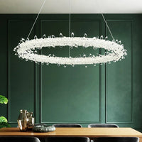 LED осветително тяло висящо кристал LUXURY FROZEN