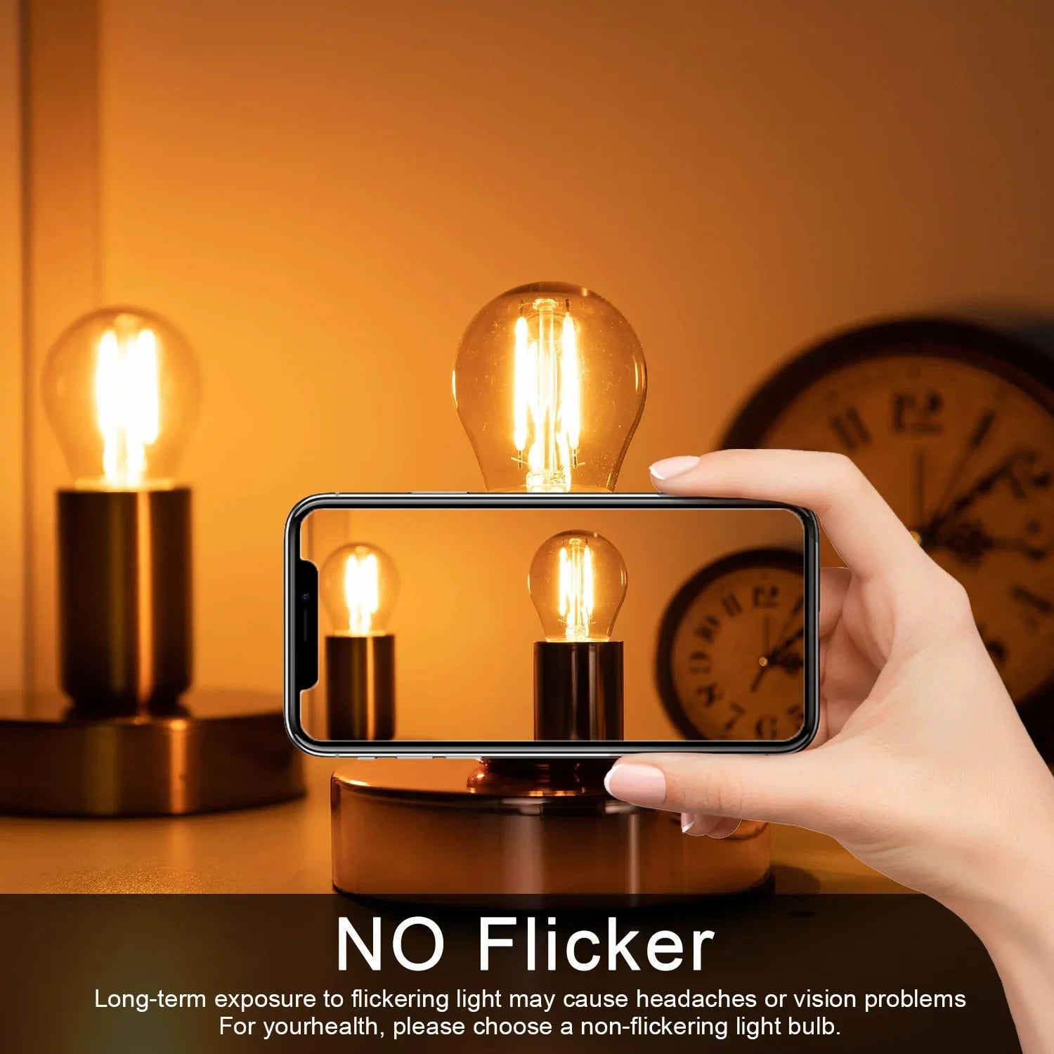 LED крушка E27 2W Филамент G45 за гирлянд