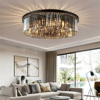 Candelabru Aplicat Cristal Dark Luxury 80CM / NEAGRA / CRISTAL Chandeliers Crystal