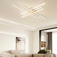 LED осветително тяло 6 Modern LINES Бяло Еквивалент 600W Дистанционно