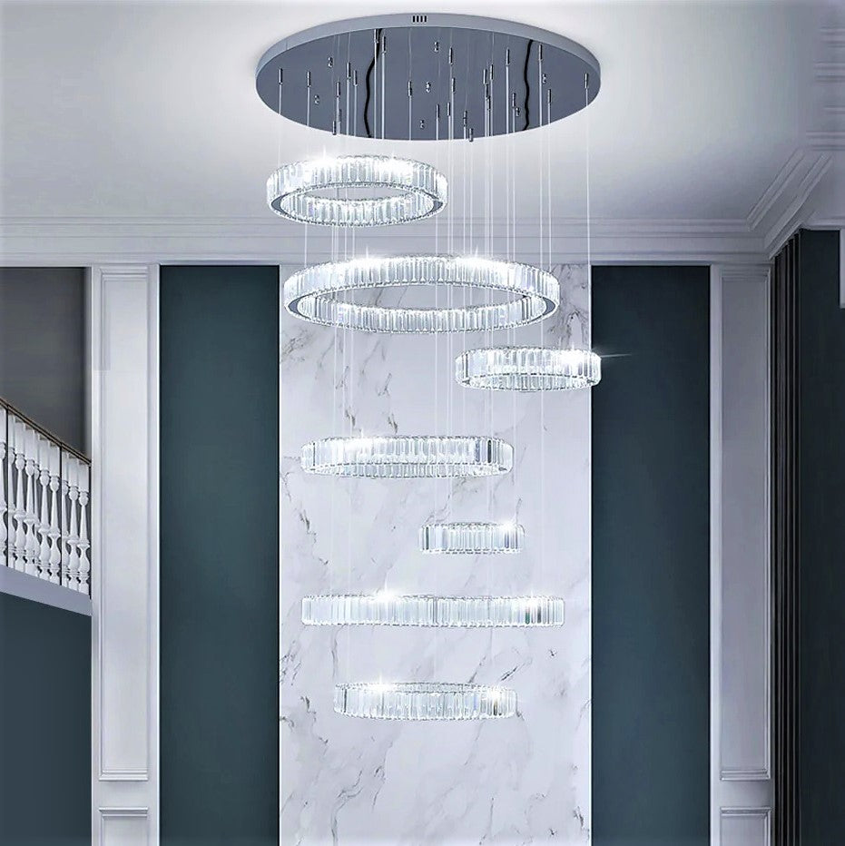 LED полилей 200W кристал ROYAL ELEGANCE с дистанционно
