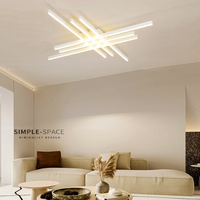 LED осветително тяло 6 Modern LINES Бяло Еквивалент 600W Дистанционно