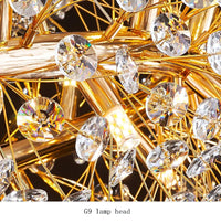 Окачено осветително тяло Crystal Dandelion Gold LINIAR