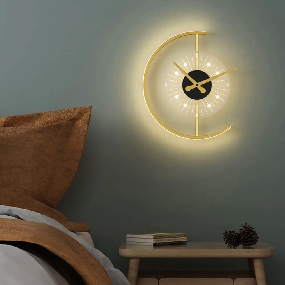 LED аплик с ЧАСОВНИК 18W Nordic Style Clockwork