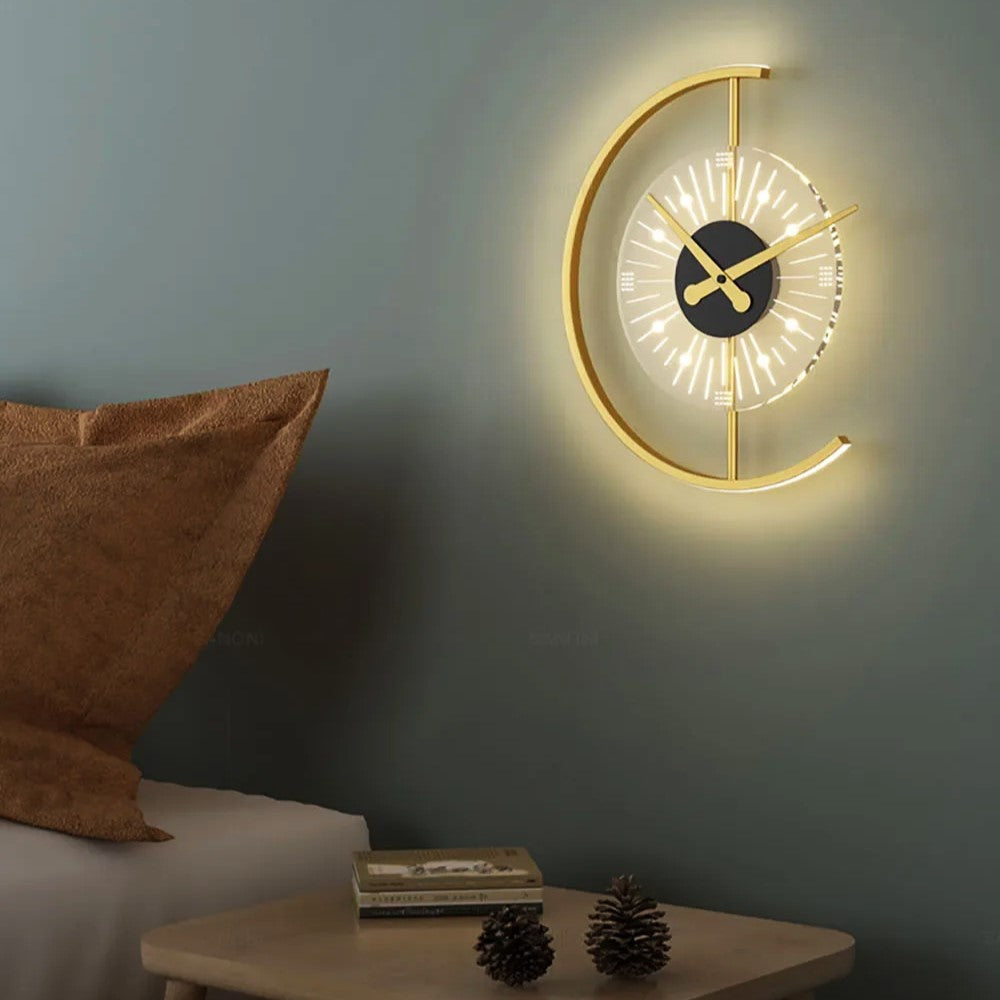 LED аплик с ЧАСОВНИК 18W Nordic Style Clockwork