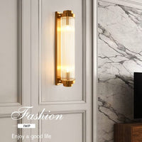 Аплик за стена Luxury Glass Gold, регулируем