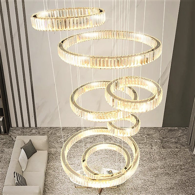 LED полилей 200W кристал ROYAL ELEGANCE с дистанционно