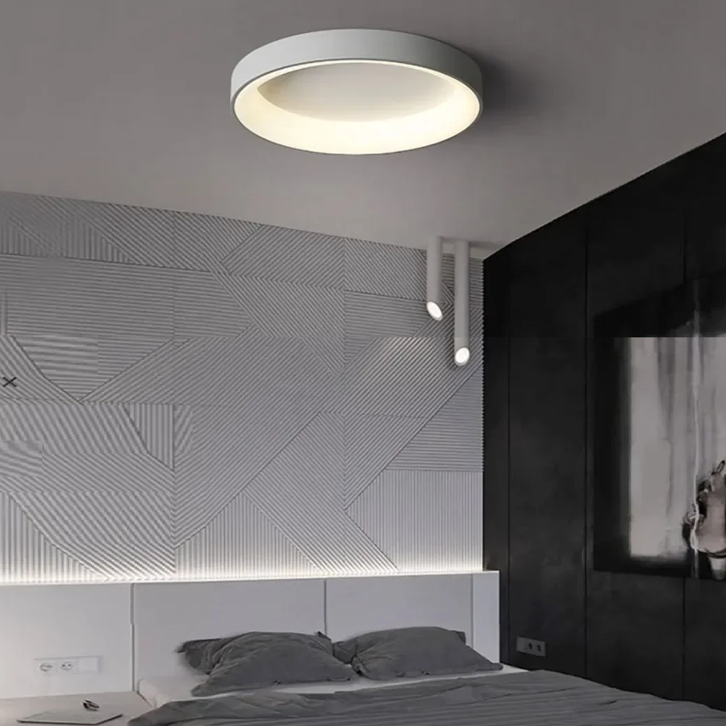 LED плафониера BELLA White, 3 вида светлина от бутон Еквивалент 400W