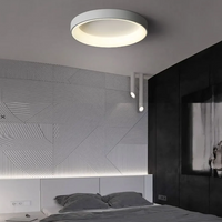 LED плафониера BELLA White, 3 вида светлина от бутон Еквивалент 400W