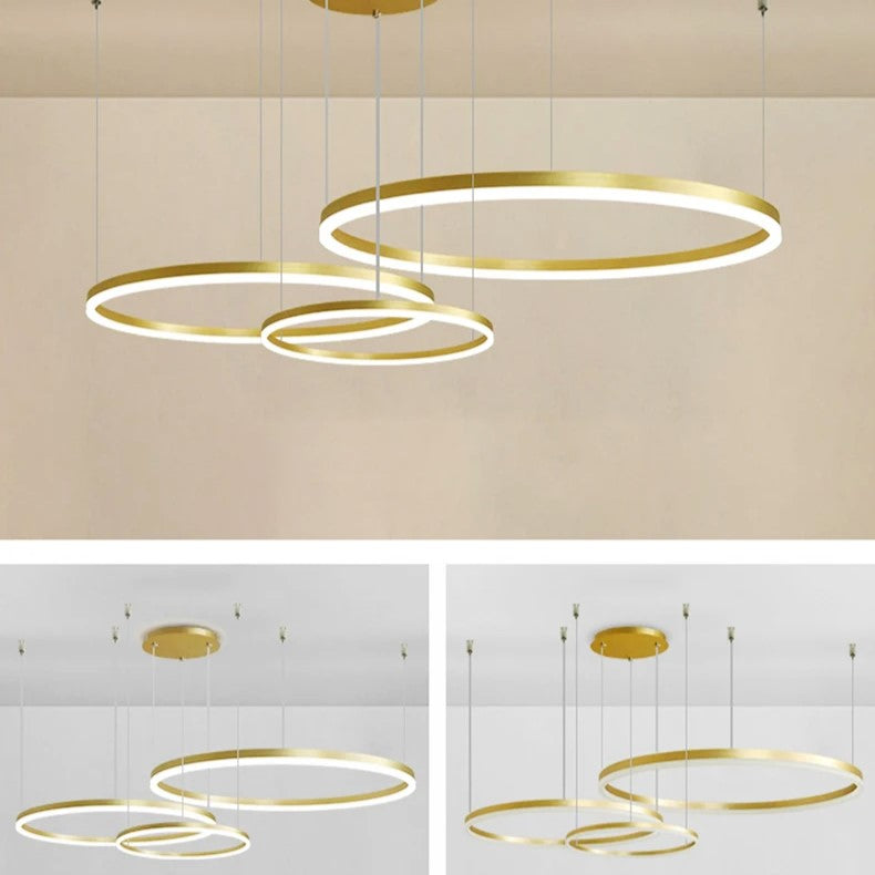 LED осветително тяло WONDERLAND GOLD 3 подвижни сегмента с дистанционно - 30+40+60cm