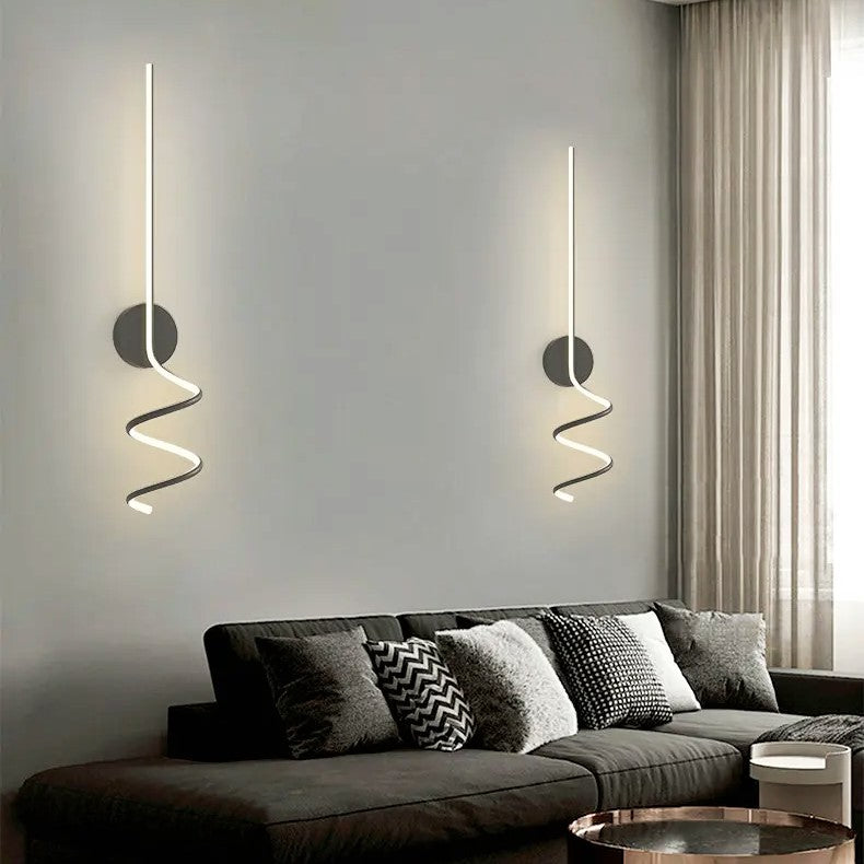 LED аплик Serpent Black еквивалент 150W