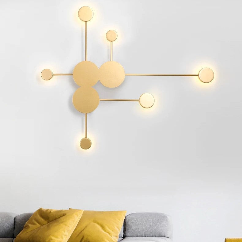 LED аплик Modern Style-6 Gold еквивалент 200W