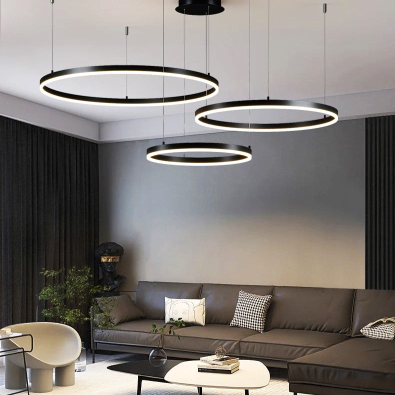 LED осветително тяло WONDERLAND Black 3 подвижни сегмента с дистанционно - 30+40+60cm