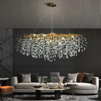 Кристален полилей LUXURY 120x45cm Golden Klara
