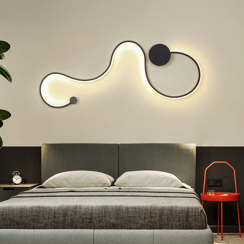 LED аплик 60W 89cm GAMORA Black