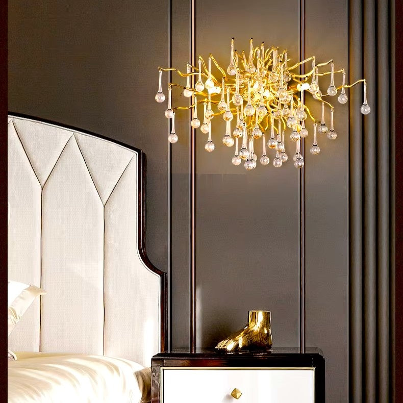 Аплик за стена Cristal Luxury Golden Tears