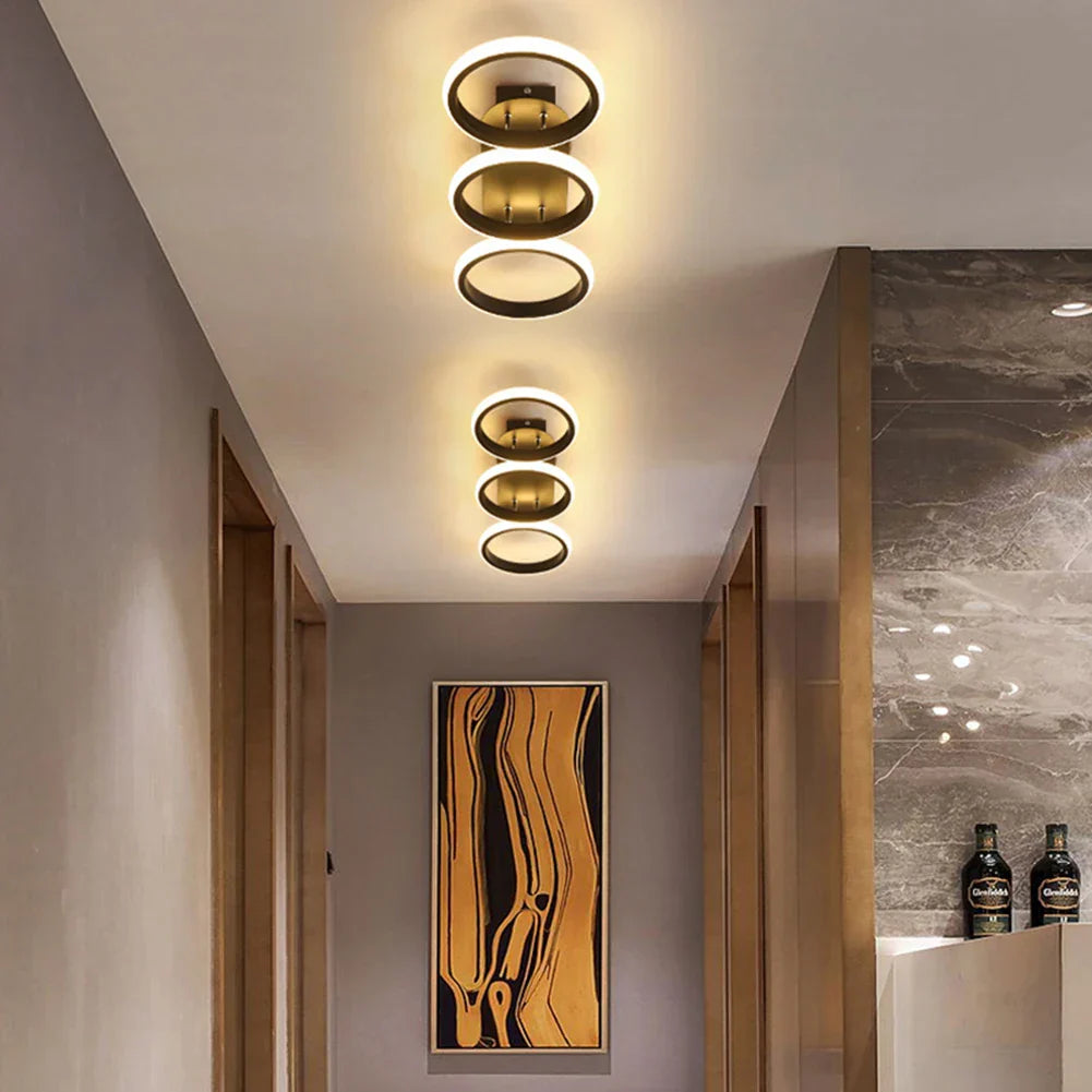 LED осветително тяло 54W ENZO CIRCLE BLACK Еквивалент 300W