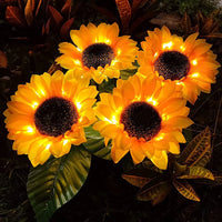 Соларна LED градинска лампа SUNFLOWER