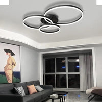 LED осветително тяло Beauty Black Circle еквивалент 600W с дистанционно
