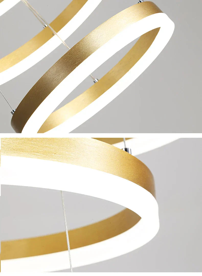 LED осветително тяло WONDERLAND GOLD 3 подвижни сегмента с дистанционно - 30+40+60cm