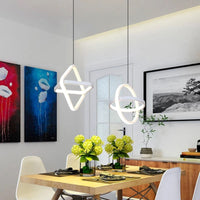 LED осветително тяло пендел INFINITY RINGS еквивалент 200W