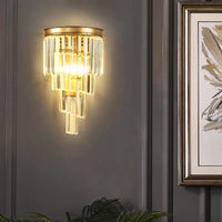 Стенен аплик Cristal Dark Golden Luxury