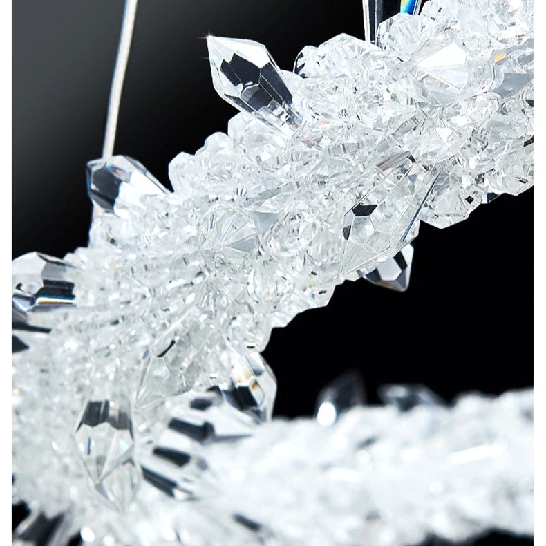 LED осветително тяло висящо кристал LUXURY FROZEN
