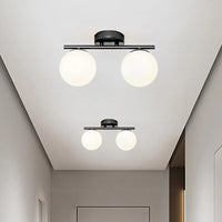Lustra Abajur MAT Nordic Black 2xE27 DN117-2/BK NEAGRA / ABAJUR Chandeliers