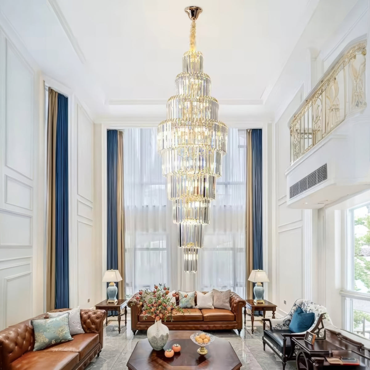 Candelabru 28xE14 Cristal LUXURY Malli 230cm AURIE / 230CM / LUXURY Chandeliers Crystal