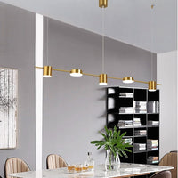 Линейно висящо LED осветително тяло Gold еквивалент 400W 2369/5GD