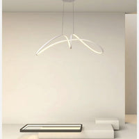 Lustra Led 108W Suspendata Eliptic White Smart Lighting Fixtures