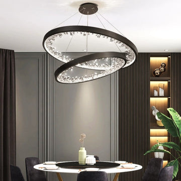 LED осветително тяло ICE-AGE Black 2 сегмента, еквивалент 400W
