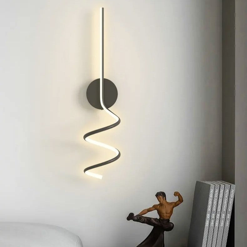 LED аплик Serpent Black еквивалент 150W
