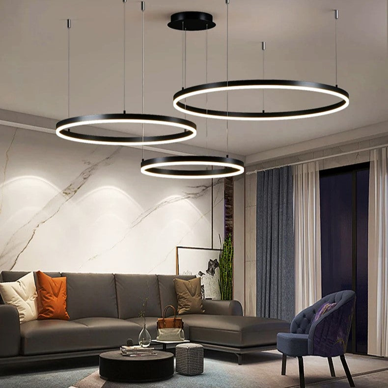 LED осветително тяло WONDERLAND Black 3 подвижни сегмента с дистанционно - 30+40+60cm