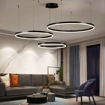 LED осветително тяло WONDERLAND Black 3 подвижни сегмента с дистанционно - 30+40+60cm