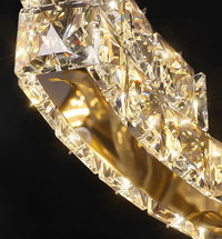 LED осветително тяло от кристал, висящо Glamorous, еквивалент 600W