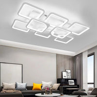 LED осветително тяло SQUARE SUPREM Бяло Еквивалент 1200W С дистанционно управление