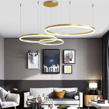 LED осветително тяло WONDERLAND GOLD 3 подвижни сегмента с дистанционно - 30+40+60cm