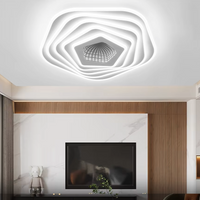 LED осветително тяло Pentagon MIRROR 3D, еквивалент 800W, с дистанционно