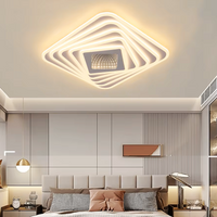 LED осветително тяло SQUARE 3D MIRROR Еквивалент 800W Дистанционно управление