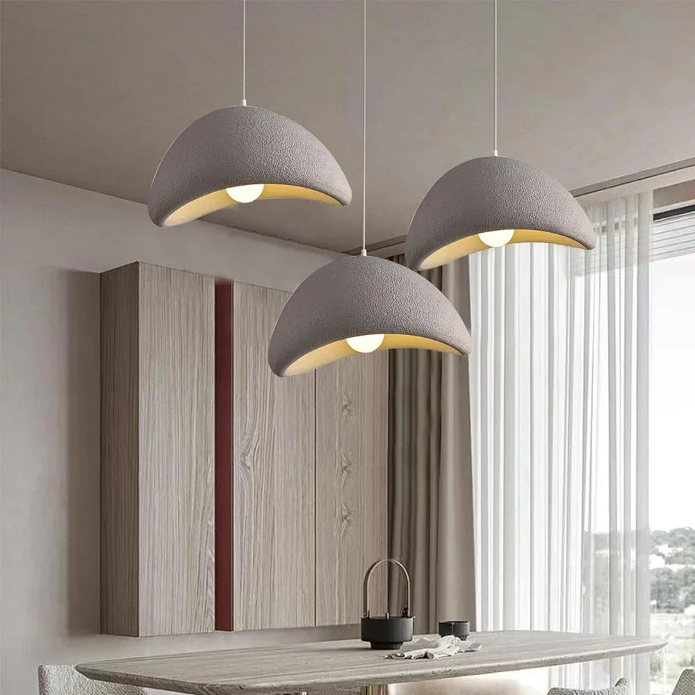 Pendul COLOSSUS Triunghi Gri 30cm GRI / MINIMALIST DESIGN Lighting Fixtures
