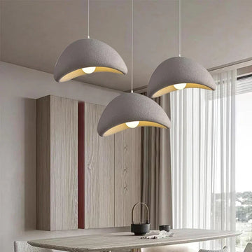 Pendul COLOSSUS Triunghi Gri 30cm GRI / MINIMALIST DESIGN Lighting Fixtures