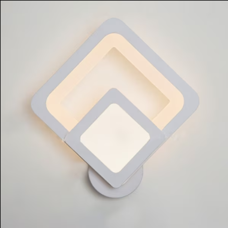 LED аплик 24W DIAMOND V2 бял