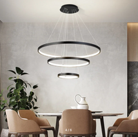 LED осветително тяло WONDER Black 3 Segmente еквивалент 600W с дистанционно